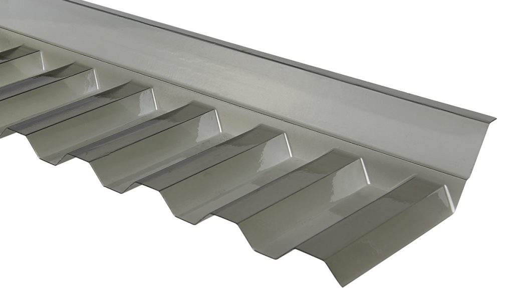 Suntuf Murprofil 76/18 Røgfarvet 126 cm