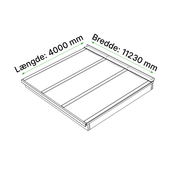 Komplet termotag 16mm opal 11 m x 400 cm