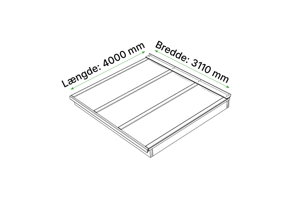 Komplet termotag 16mm opal 3 m x 400 cm