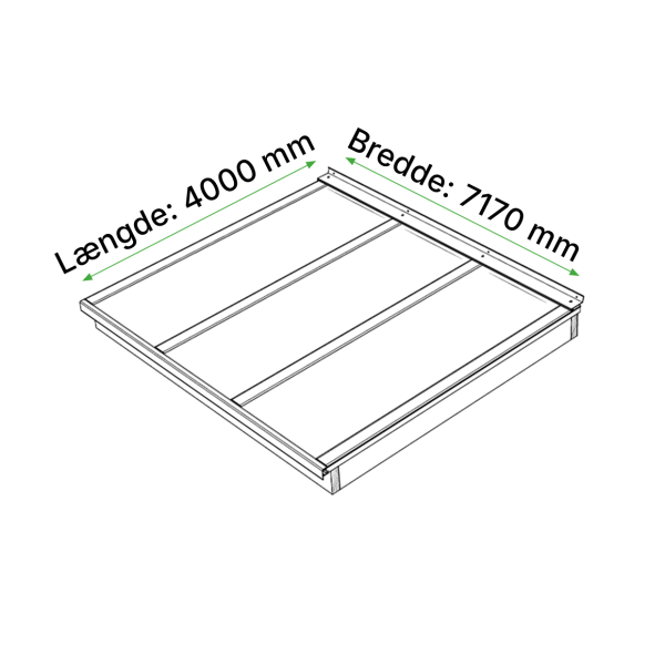 Komplet termotag 16mm opal 7 m x 400 cm